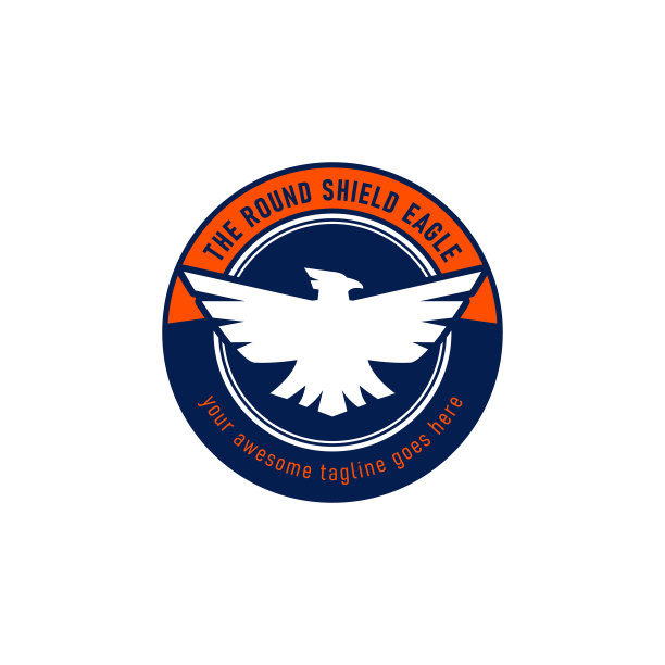 会徽中鹰徽为圆形盾形图标图片下载