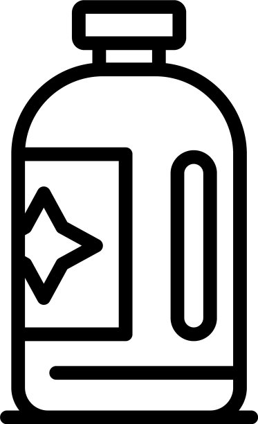 洗衣软化剂图标轮廓风格图片下载