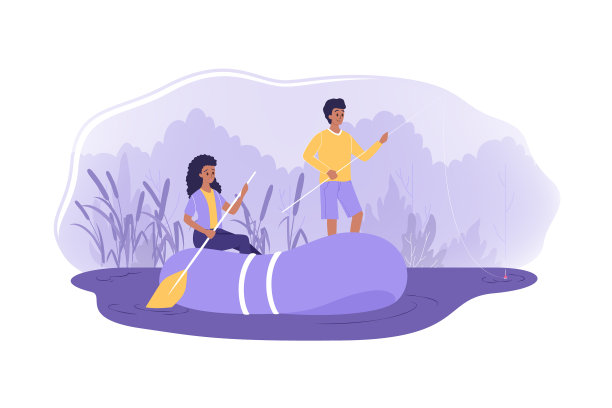 度假垂钓自然情侣旅游图片下载