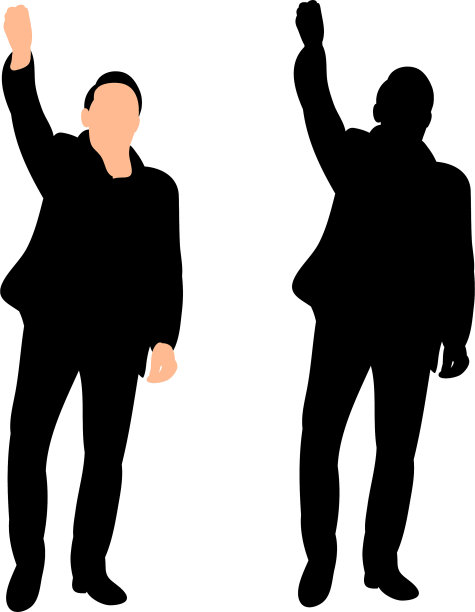 人影挥了挥手图片下载