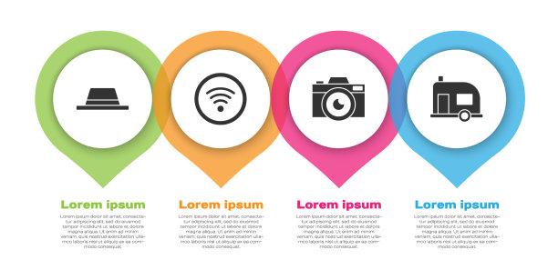 设置男人的帽子与丝带wi-fi无线互联网图片下载