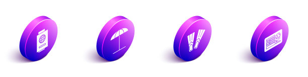 设置等距护照和机票防晒图片下载