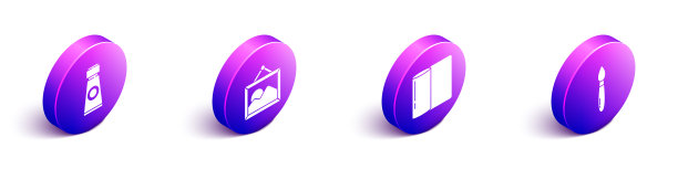 设置等距管与油漆调色板图片图片下载