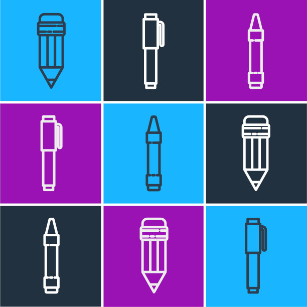 用铅笔画橡皮蜡笔图片下载