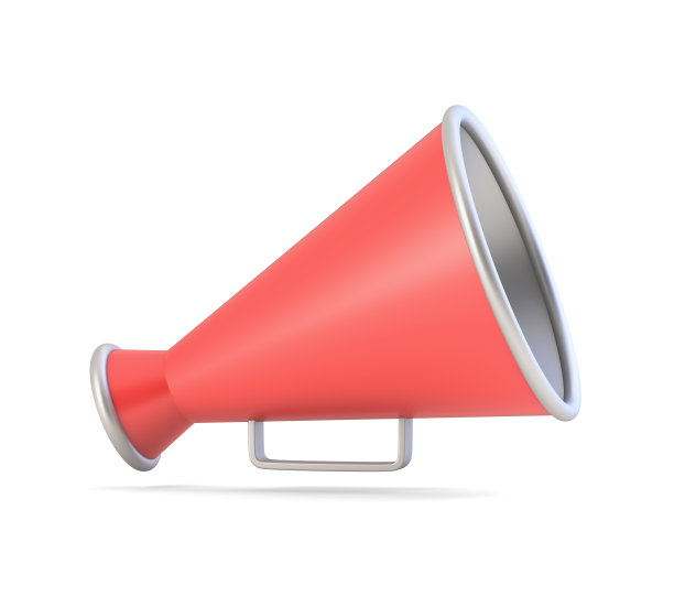 红色的扩音器图片下载