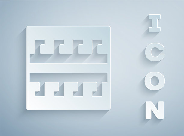 剪纸古希腊图案孤立上图片下载