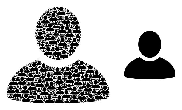 人马赛克人图标和源图标图片下载