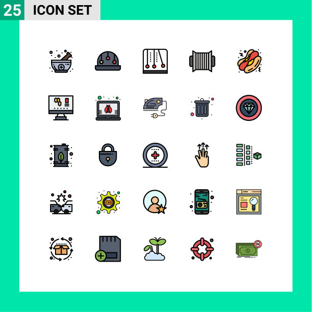 25组填线平色标志和图片下载