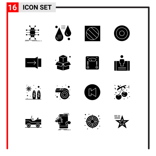 移动界面立体字形设置16个象形文字图片下载