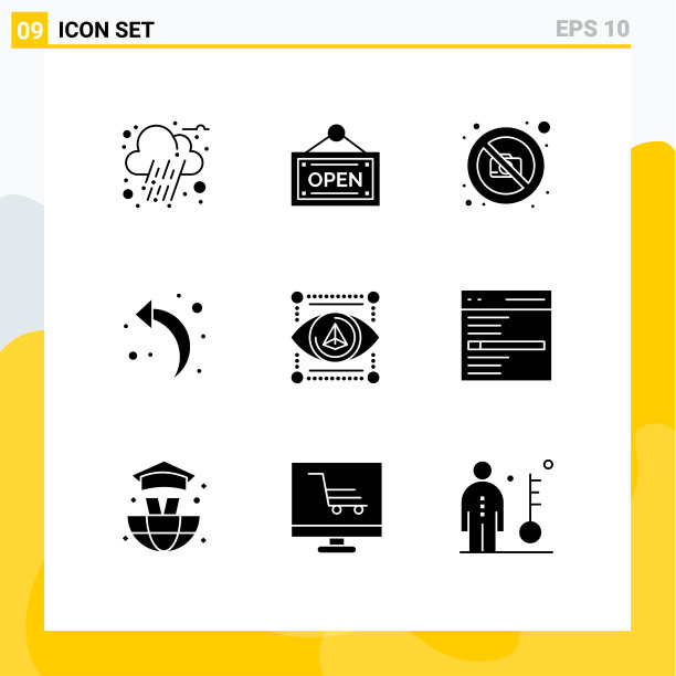 主题立体符号和可编辑符号的9种图片下载