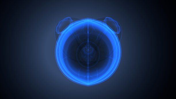 男性人眼解剖的3d渲染。图片下载