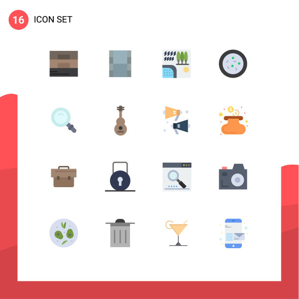 现代设16平色和符号等图片下载