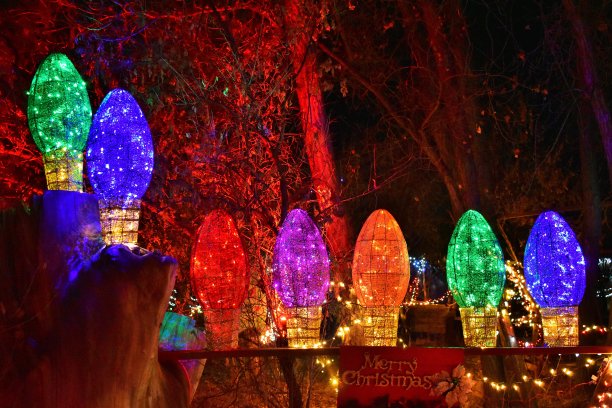 圣诞灯图片下载