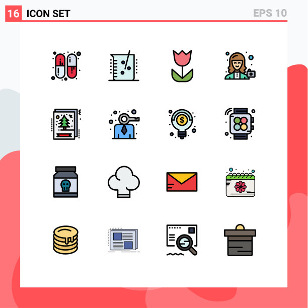 为卷筒纸设置16条通用平色填充线图片下载