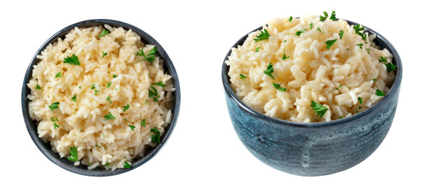 水稻，孤立在白色背景上图片下载