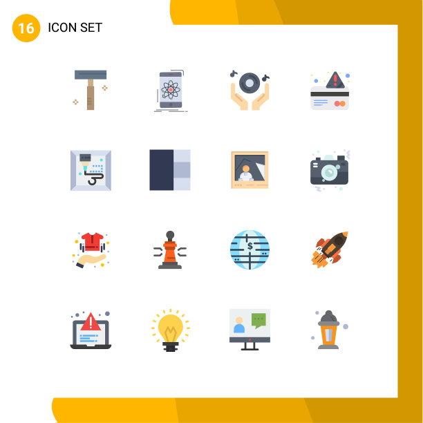 通用图标符号组16现代扁平图片下载