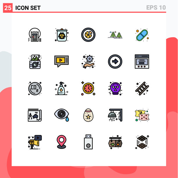 用户界面填充线平色包图片下载