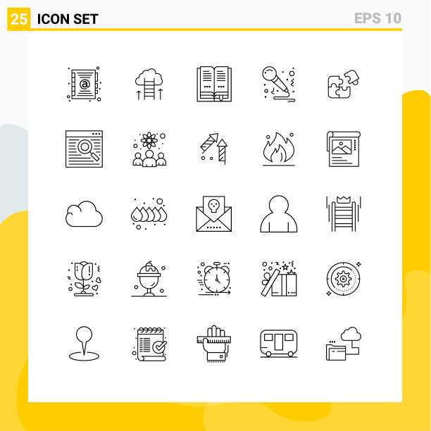 为拼图游戏设置25条商业线图片下载