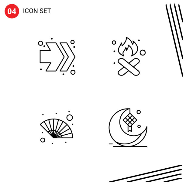 第四组填充线和平色标志图片下载