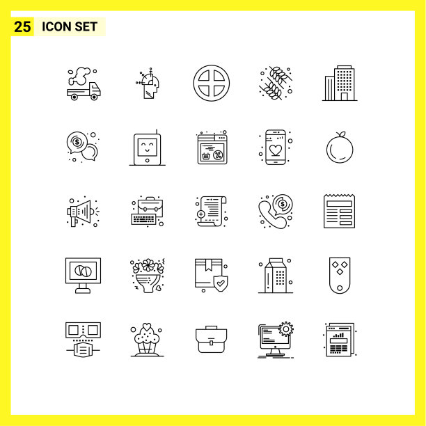 在网格上设置25条线，用于米食艺术饮食图片下载