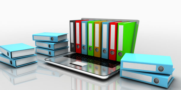 3d笔记本文件夹概念。三维演示图片下载