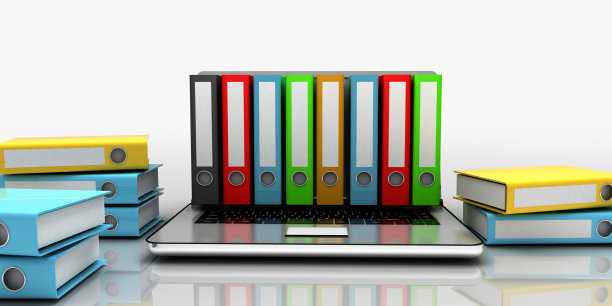 3d笔记本文件夹概念。三维演示图片下载