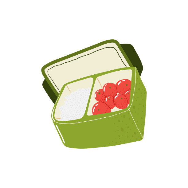 可重用的饭盒。可重复使用的食物容器的简单图标。生态友好的包装。零浪费的生活理念。矢量插图在平面卡通设计。图片下载