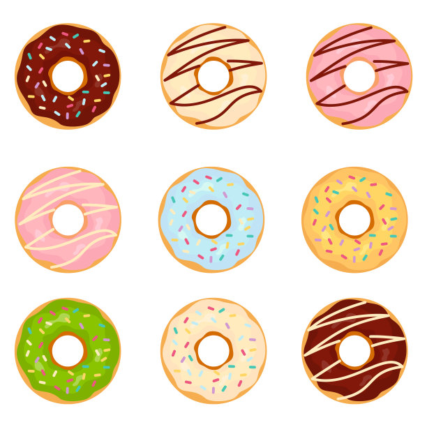 甜甜圈图片下载