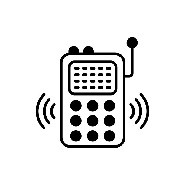 无线矢量图标风格插图。EPS 10个文件图片下载