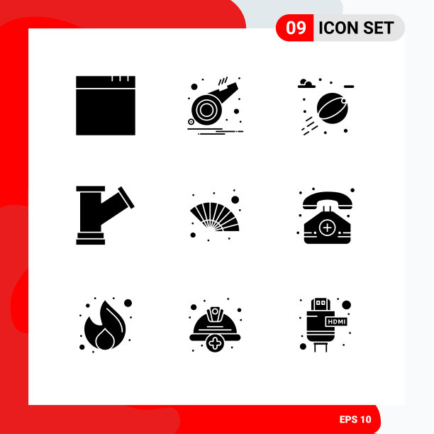 9个适用于网络和移动的通用实体符号图片下载