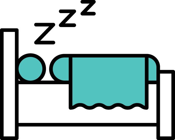 睡觉的床上图片下载