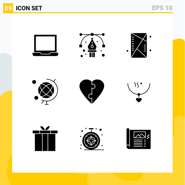 通用图标符号组9现代立体图片下载