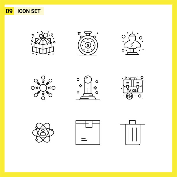 现代集9轮廓和符号等图片下载