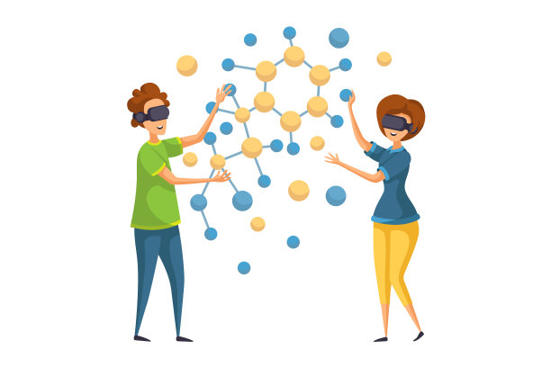 Vr教育团队电子学习理念图片下载