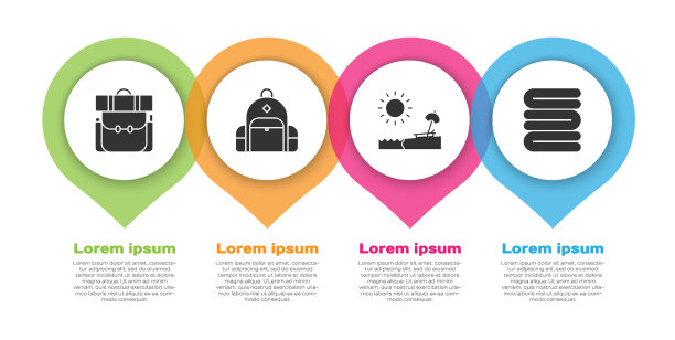 背包徒步沙滩背包徒步旅行图片下载