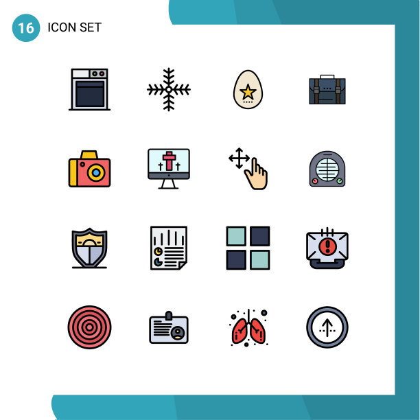 在网格上设置16条平色填充线图片下载