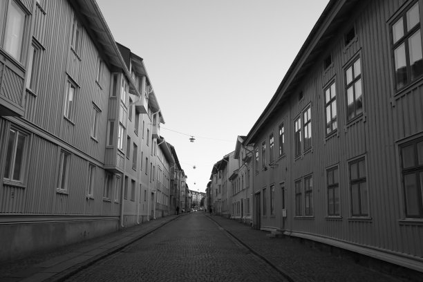 哥德堡，哈加市的一个角落图片下载