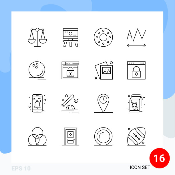 可编辑的行包16简单的大纲登录图片下载