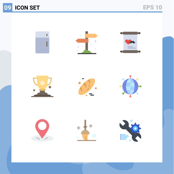 用户界面包9个基本平色的图片下载