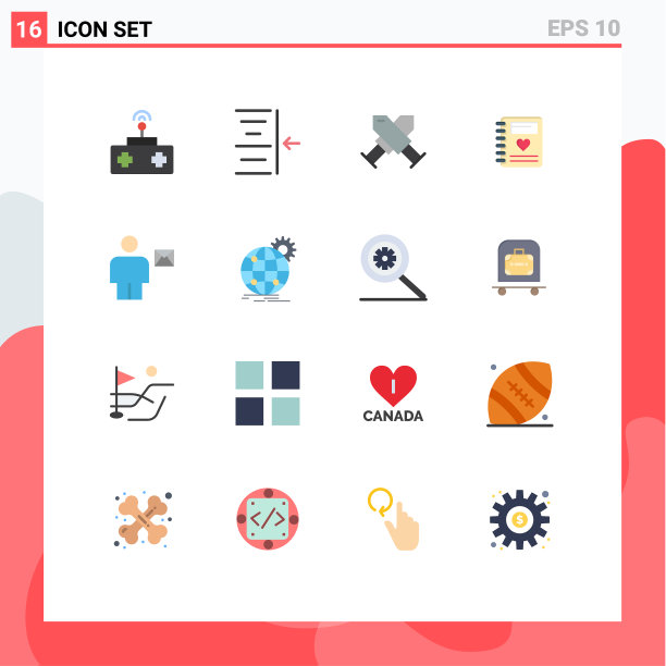 现代集16平色象形文字为一体图片下载