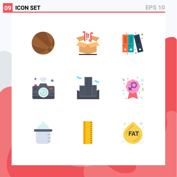 9 .主题平色和可编辑的符号图片下载