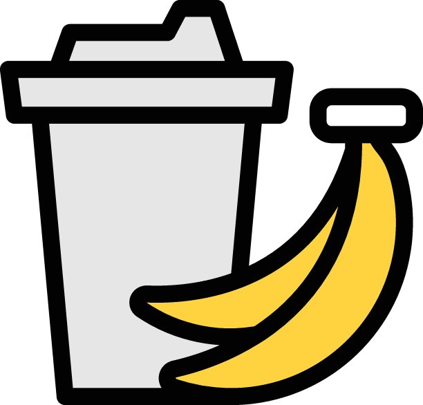 香蕉奶昔图片下载