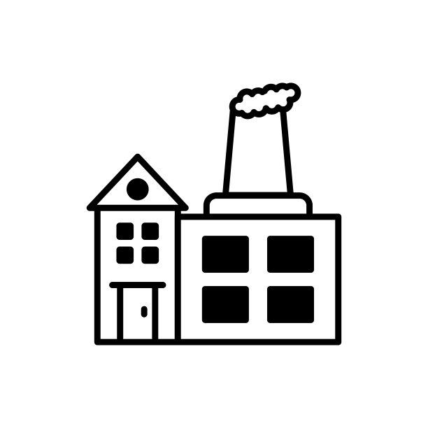 工业矢量图标风格的插图。EPS 10个文件图片下载