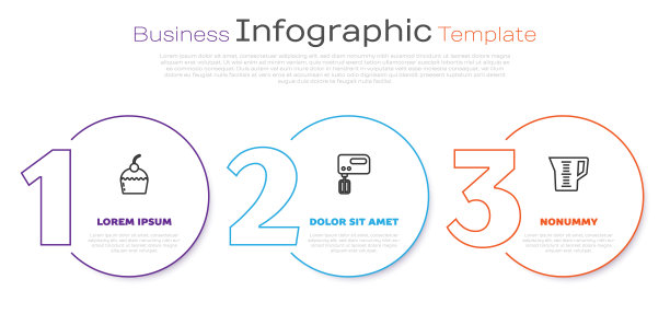 集线路板、电动搅拌机、量杯于一体。业务信息模板。向量图片下载