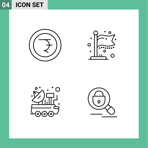 第四组填充线和平色标志图片下载