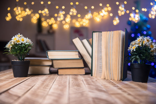 关于圣诞树背景的书籍图片下载