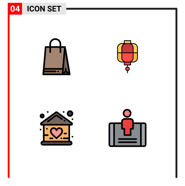 第四组填充线和平色标志图片下载