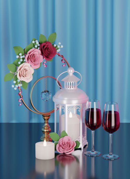 核心与灯笼图片下载