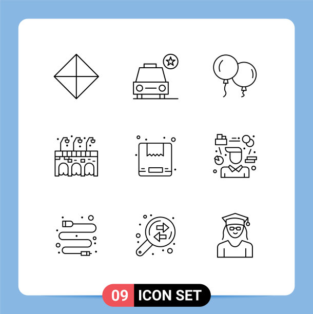 现代集9轮廓和符号等图片下载