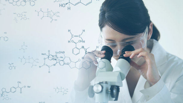 科学技术的概念。科学考试。科学家。图片下载